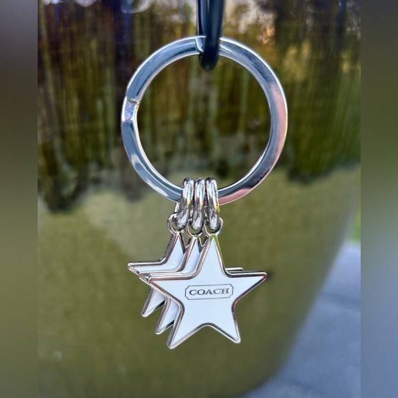 Coach Accessories - Vintage Coach Star Key Chain Purse Charm NWOT